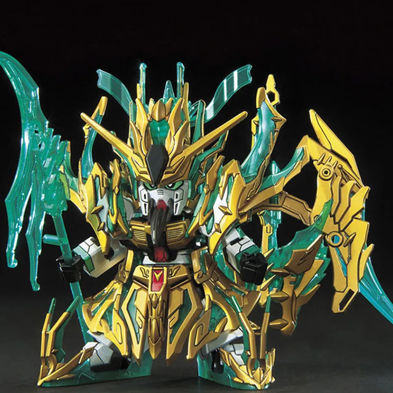 BANDAI SD Gundam World Sangoku Soketsuden Divine Warrior Romance Of The Three Kingdoms Guan Yu Model Kits 8cm-3