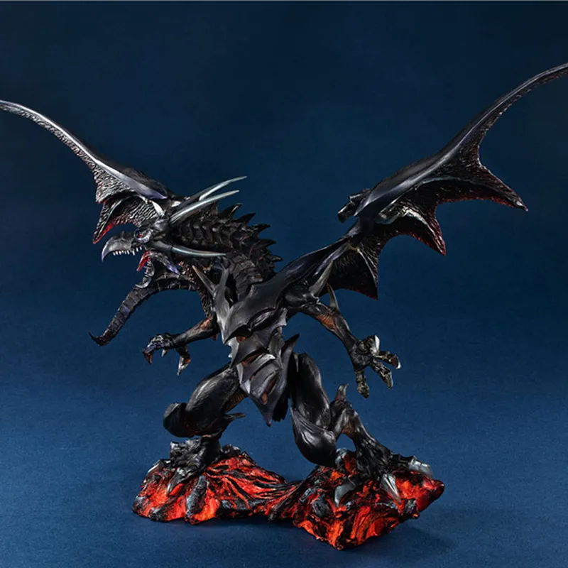 MegaHouse Yu Gi Oh! Character Artworks Yu Gi Oh! True Red Eyes Black Dragon Scale Figures 32.5cm-2