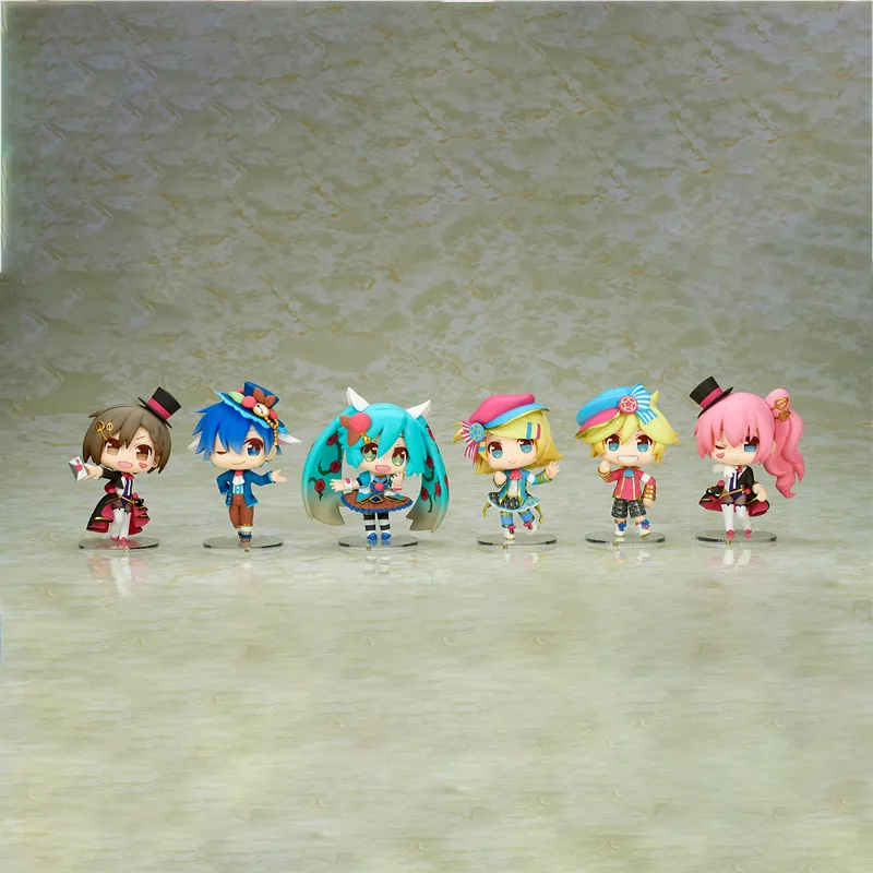 Emontoys Kagamine Len Piapro Characters VOCALOID Hatsune Miku Collection Yellow Chibi Figures 10cm-1