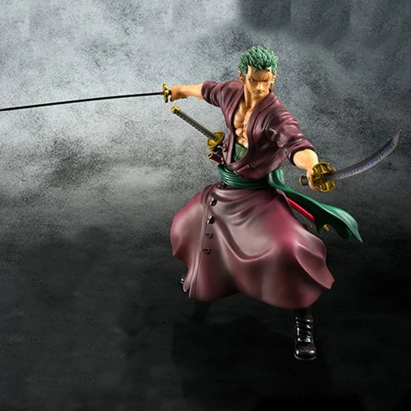 MegaHouse Roronoa Zoro Pop One Piece Edition Zoro Scale Figures 20cm-3