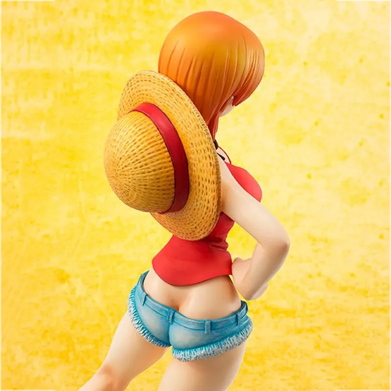 MegaHouse Nami P.o.p One Piece Limited Edition Mugiwara Ver. Scale Figures 22cm-7
