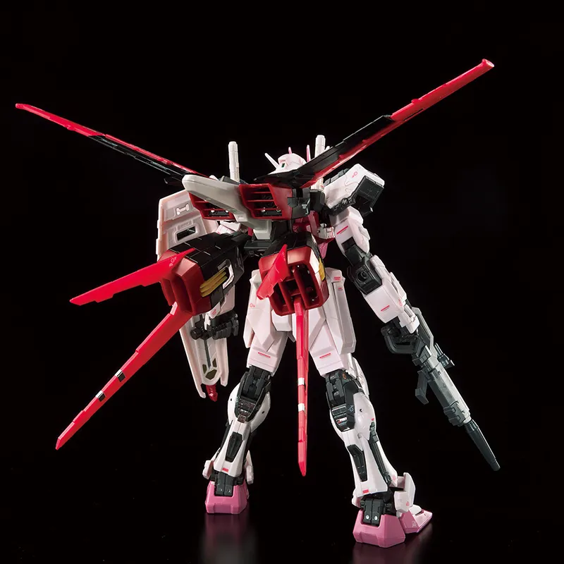 BANDAI RG 1 144 SEED MBF 02 Strike Rouge Gundam Equipped With Great Scythe Model Kits 13cm-3