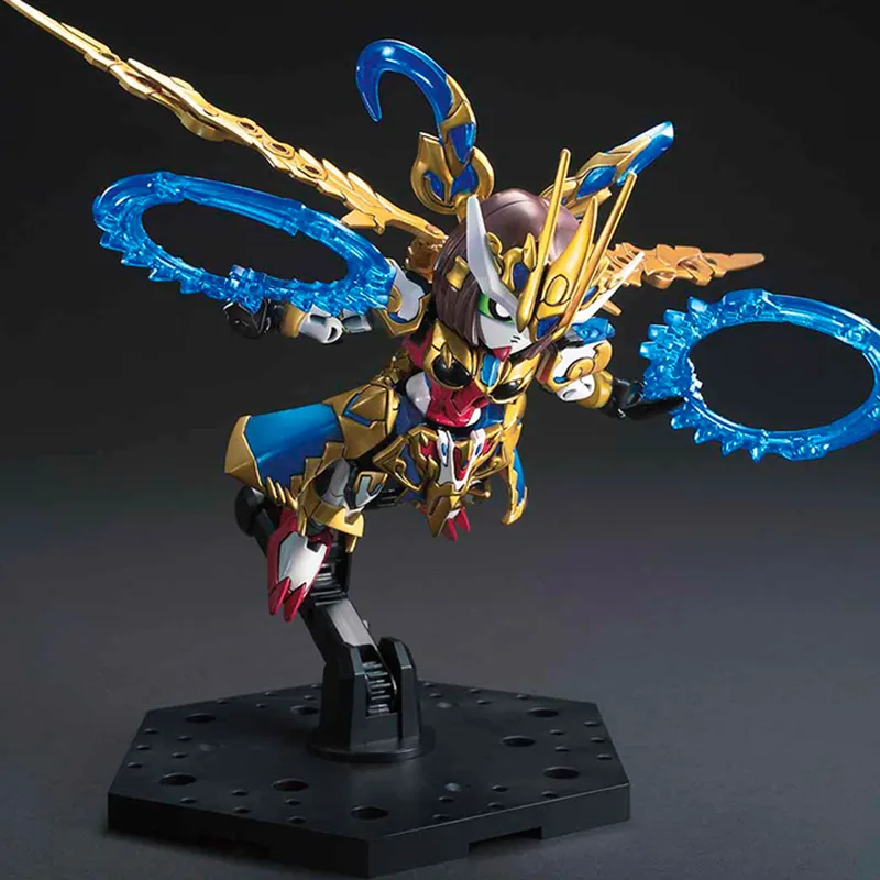 BANDAI SD BB Warrior SD Gundam World Sangoku Soketsuden Sun Shangxiang Strike Rouge Gundam Model Kits 8cm-2