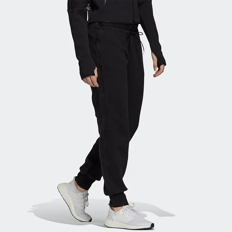 Adidas Knitted Sweatpants Women's Black-3