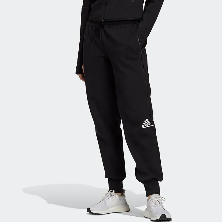 Adidas Knitted Sweatpants Women's Black-2