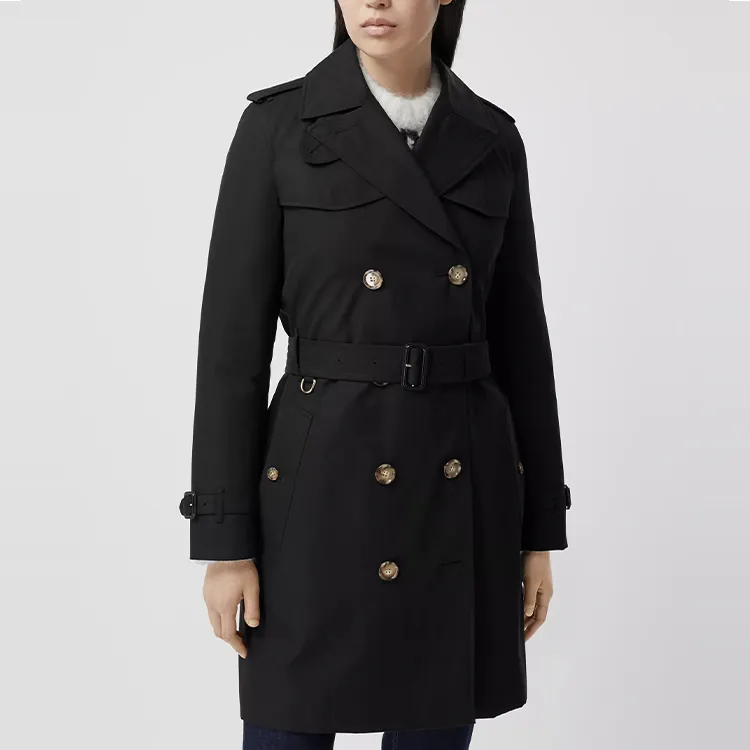 Burberry Trench Coat Women's Black-1