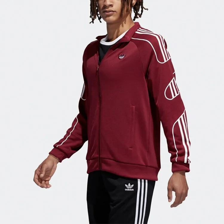 Adidas Originals Jackets Men Gemstone Red-4
