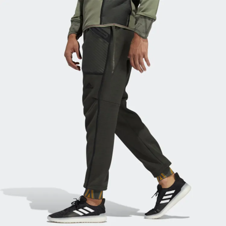 Adidas Knitted Sweatpants Men Deep Earthy Brown-5