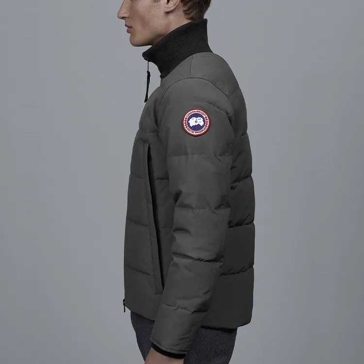 Canada Goose Woolford Series Down Jackets Men Graphite Gray-2