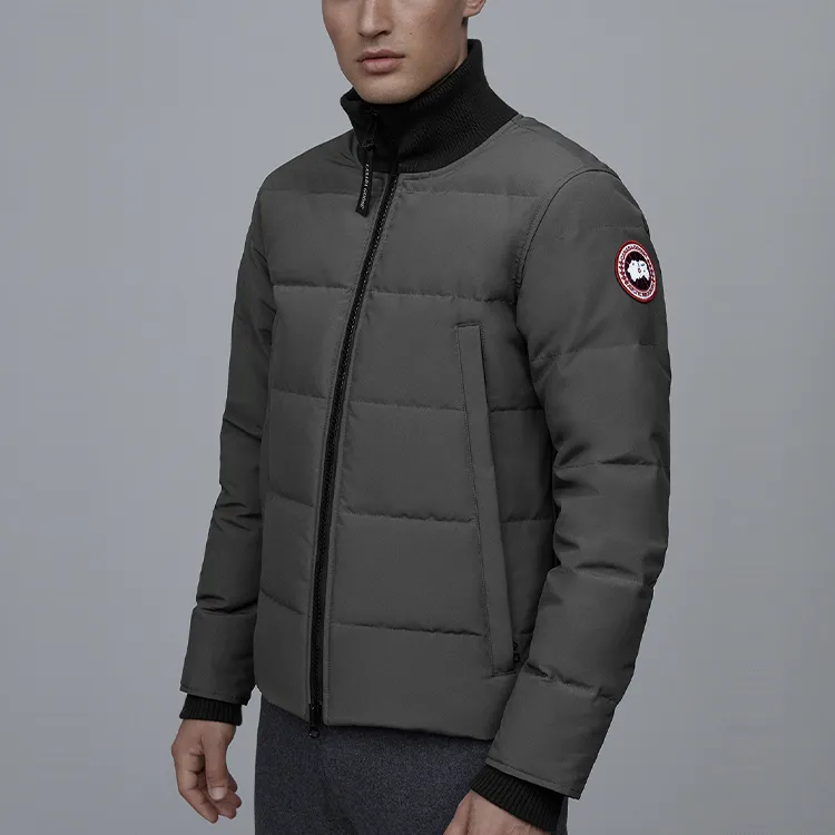 Canada Goose Woolford Series Down Jackets Men Graphite Gray-1