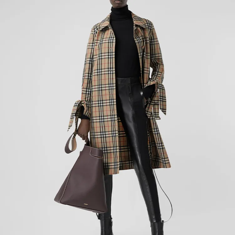 Burberry Coats Women's Yellow-3