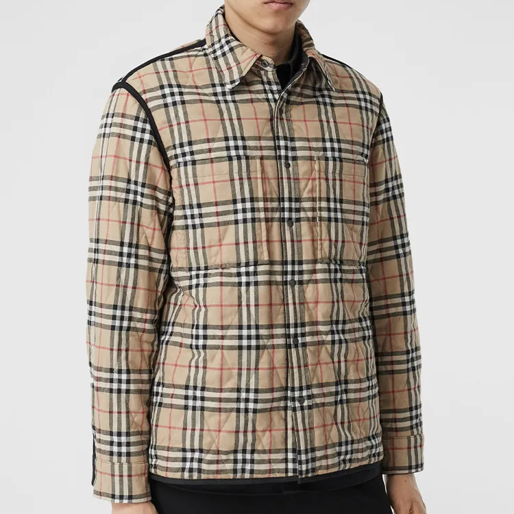 Burberry Puffer Jackets Men Brown-5