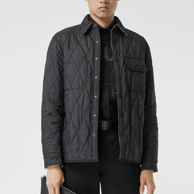 Burberry Puffer Jackets Men Brown-4