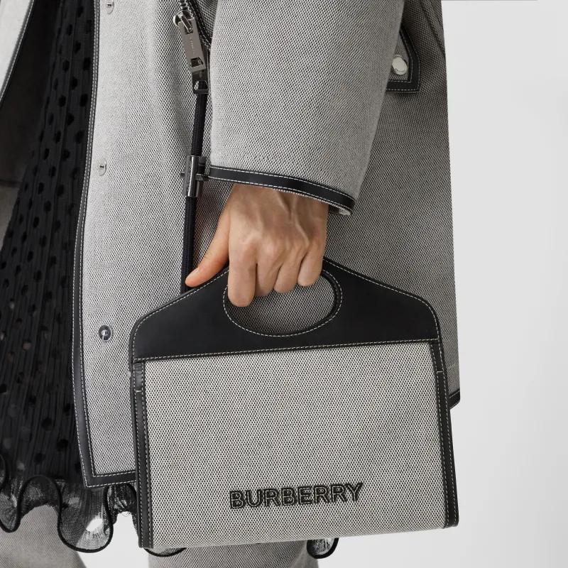 Burberry Pocket Crossbody Bag 'Black'-10