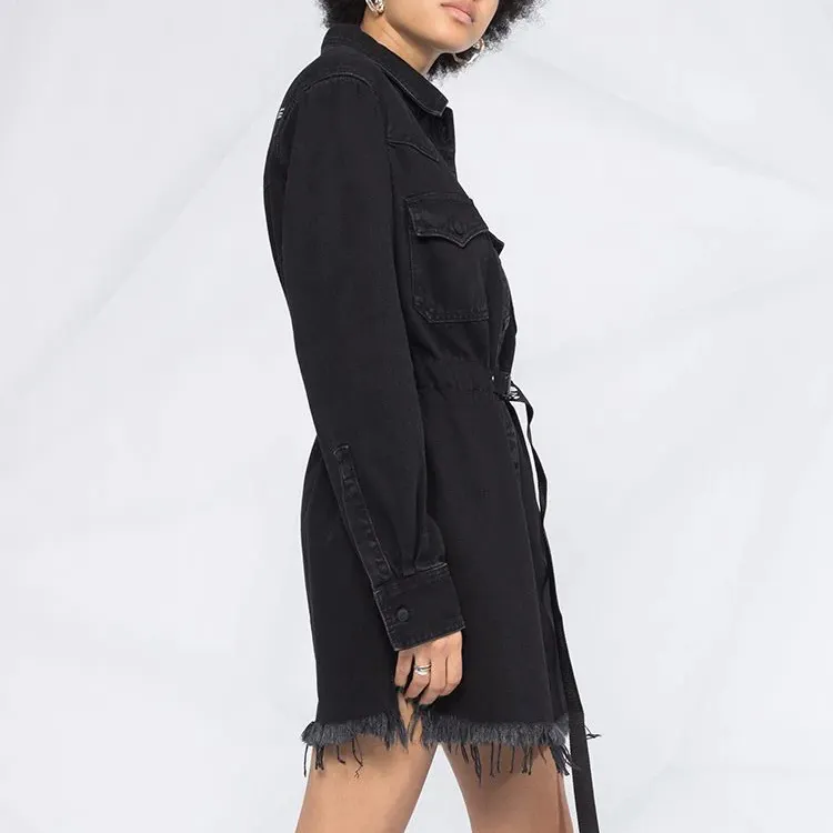 OFF-WHITE FW20 Long-Sleeved Dresses Women's Black-4