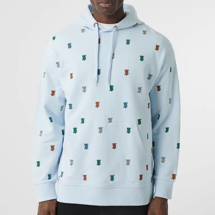 Burberry Sweatshirt Men's Light Blue-1