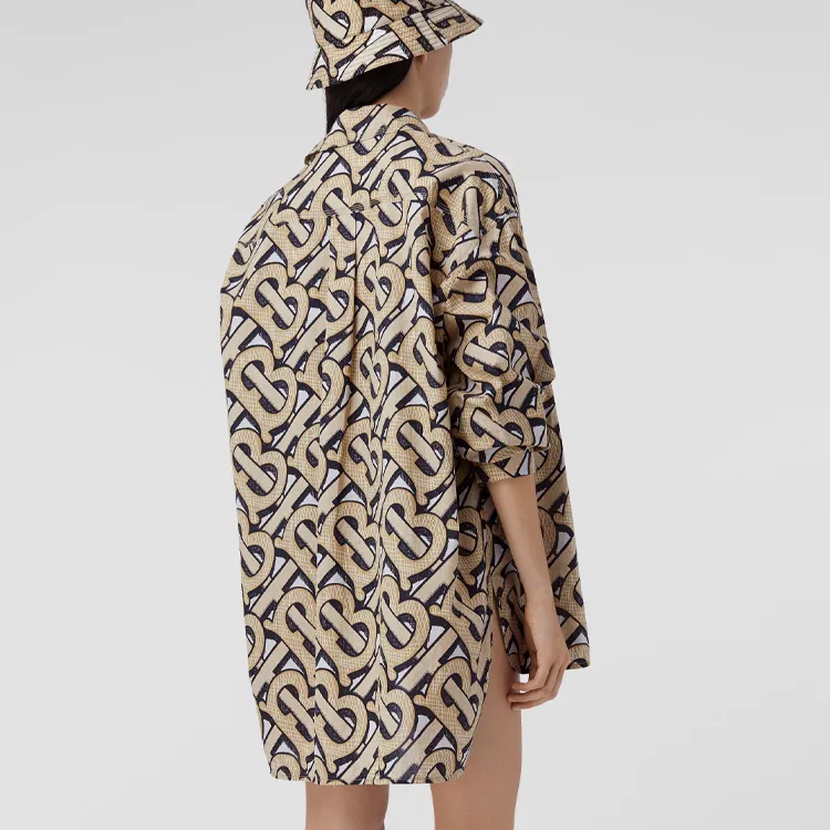 Burberry Shirts Women's Dark Beige-2