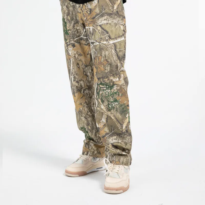 AMONSTER Straight Casual Pants Unisex Camouflage-4