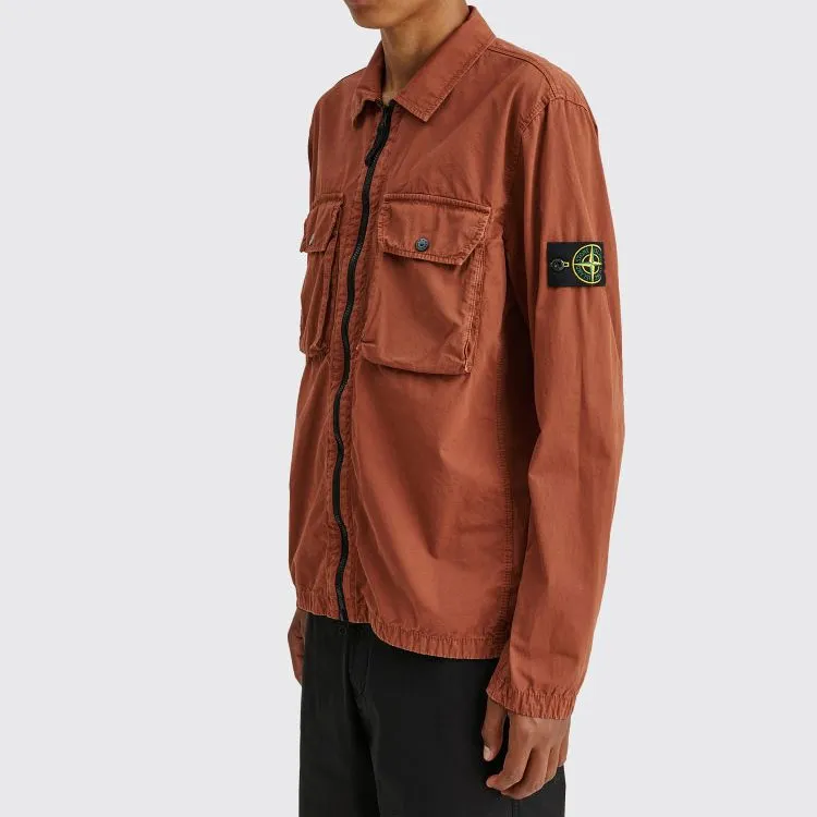 STONE ISLAND Jackets Men Brick Red-4