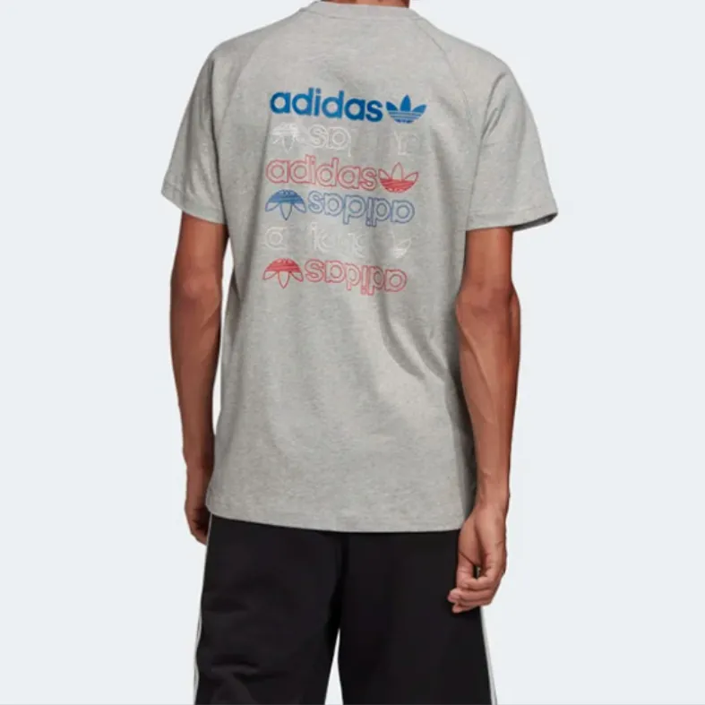 Adidas Originals T Shirt Men's Gray-5
