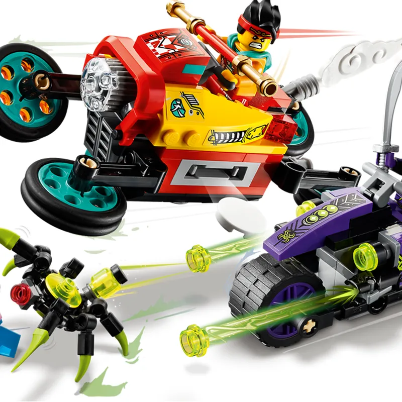 LEGO Little Monkey King Collection Flying Spin Motorcycle Building Blocks 80018-1