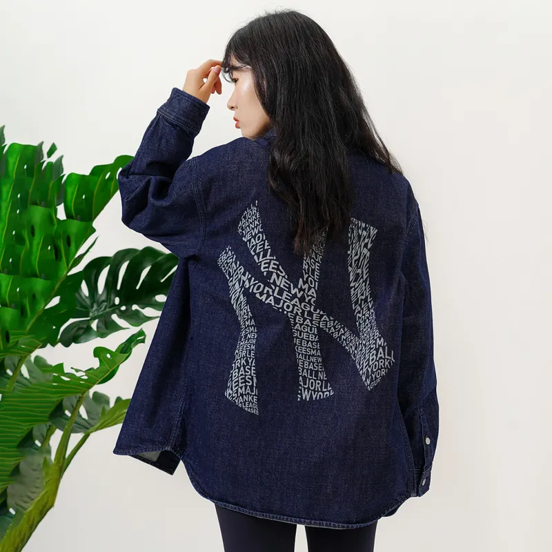 MLB New York Yankees Shirt Unisex Dark Marine Blue-4