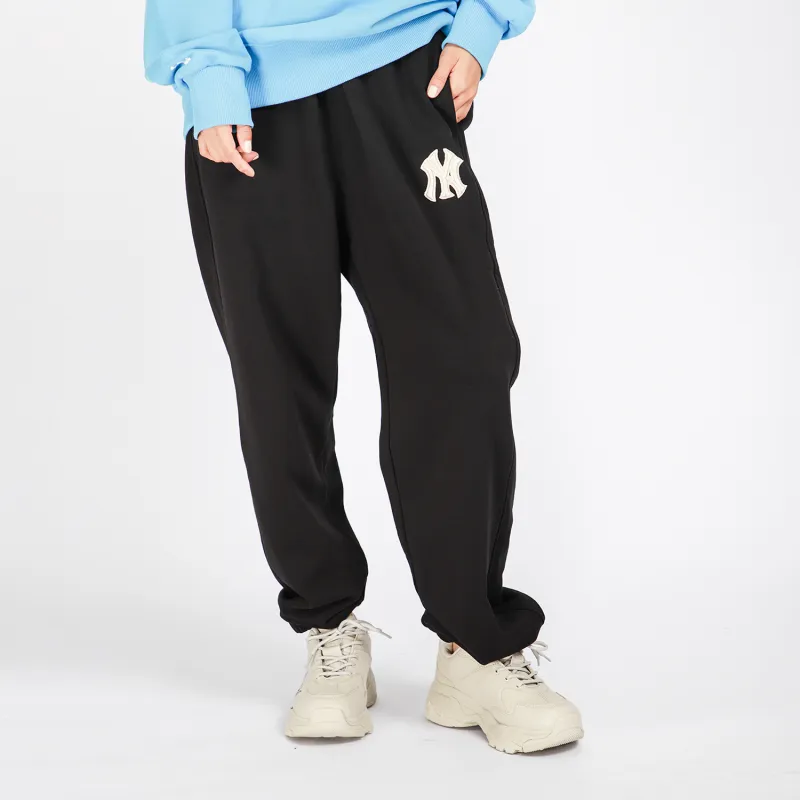 MLB New York Yankees Knitted Sweatpants Women's Black-6