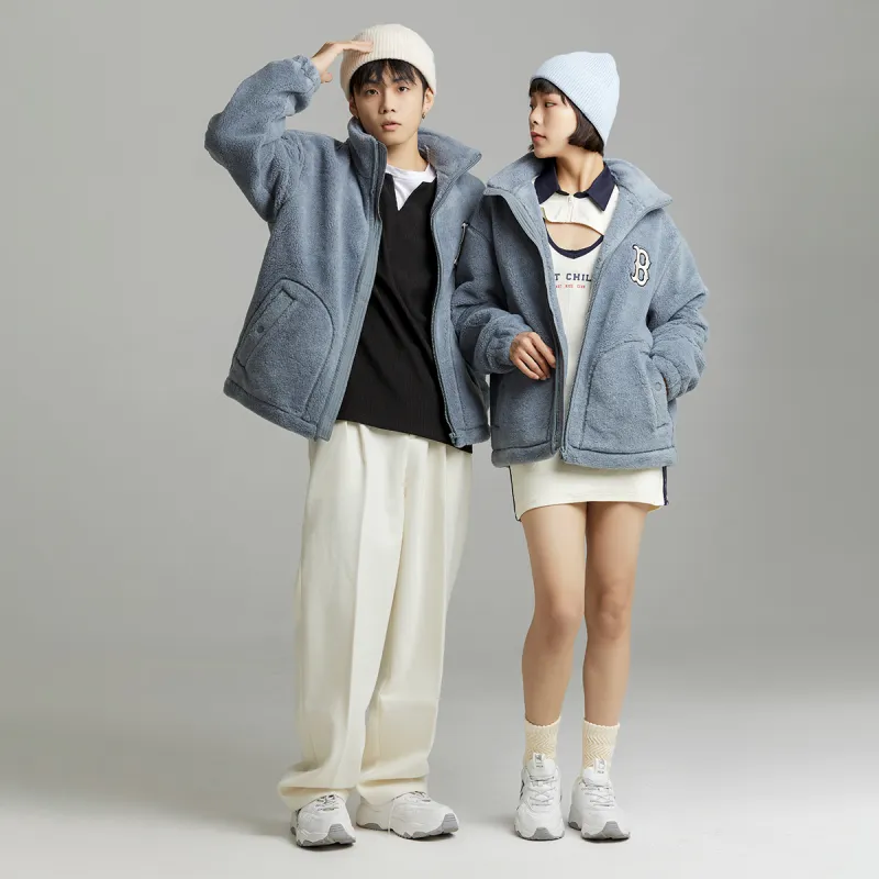 MLB Velvet Jackets Unisex Gray-2