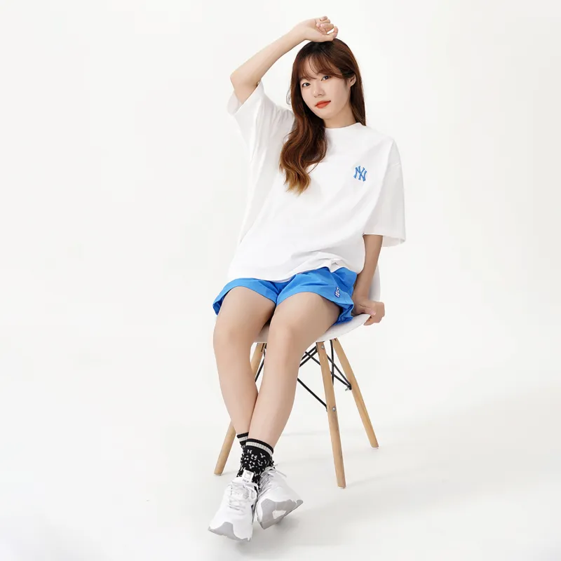 MLB Cashew Flower T Shirts Unisex White-3