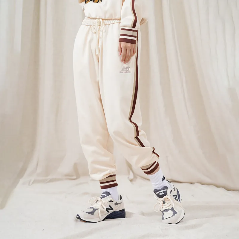 New Balance Sweatpants Women's Beige Yellow-2