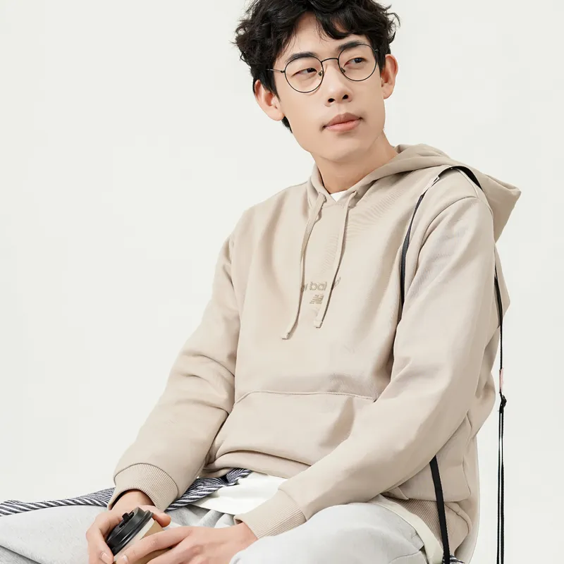 New Balance Sweatshirt Fall Unisex Khaki-2