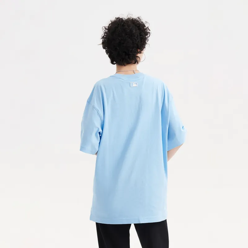 MLB Set-in Sleeve T-Shirt Unisex Light Blue-3