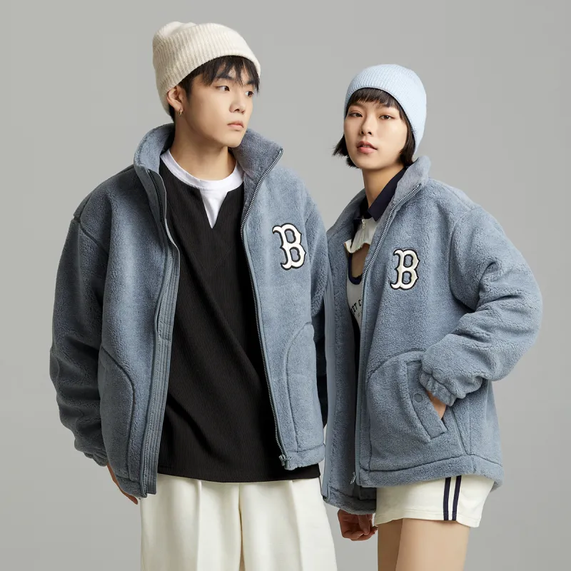 MLB Velvet Jackets Unisex Gray-6
