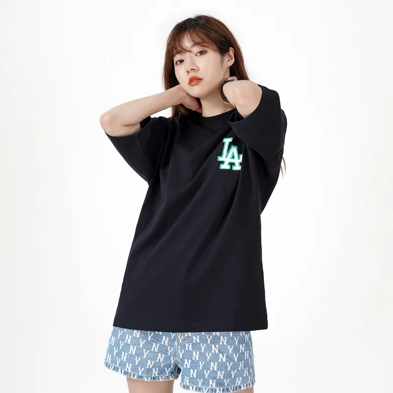 MLB SS22 Set in Sleeve T Shirt Unisex Black-4