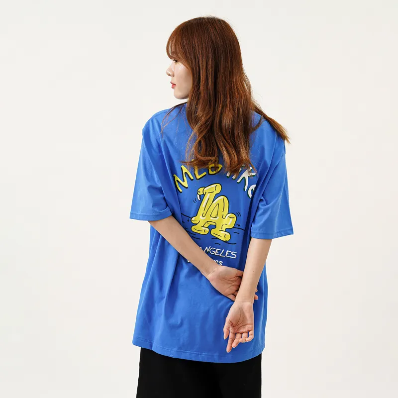 MLB Los Angeles Dodgers T Shirts Unisex Blue-6
