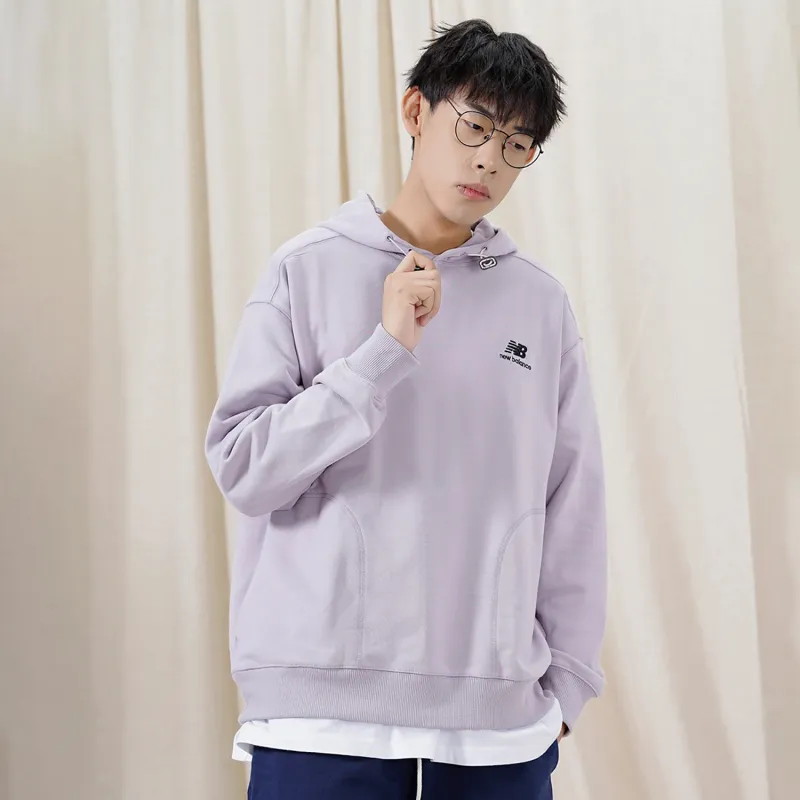 New Balance Sweatshirts Men Light Purple-3