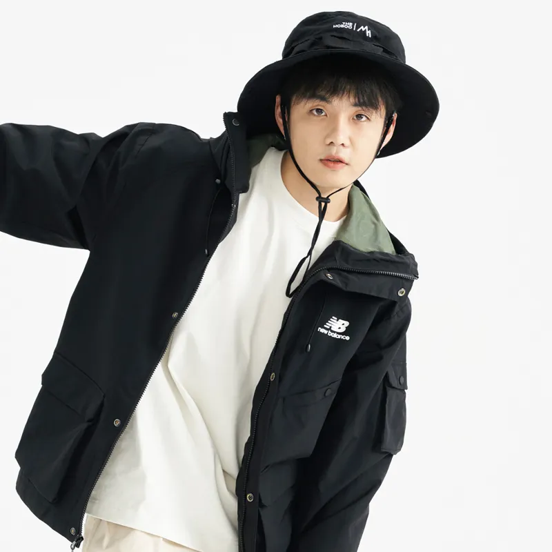 New Balance Jackets Unisex Black-6