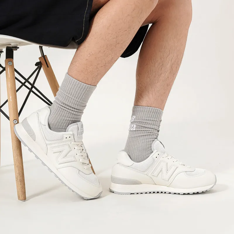 New Balance 574 Series Low Tops Retro Light Grey-5