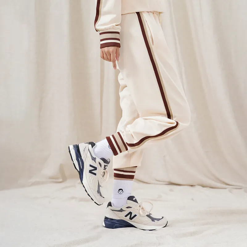 New Balance Sweatpants Women's Beige Yellow-4