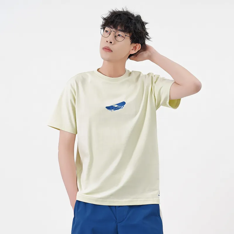 New Balance ANB SS22 T Shirt Men's Yellow Green-5
