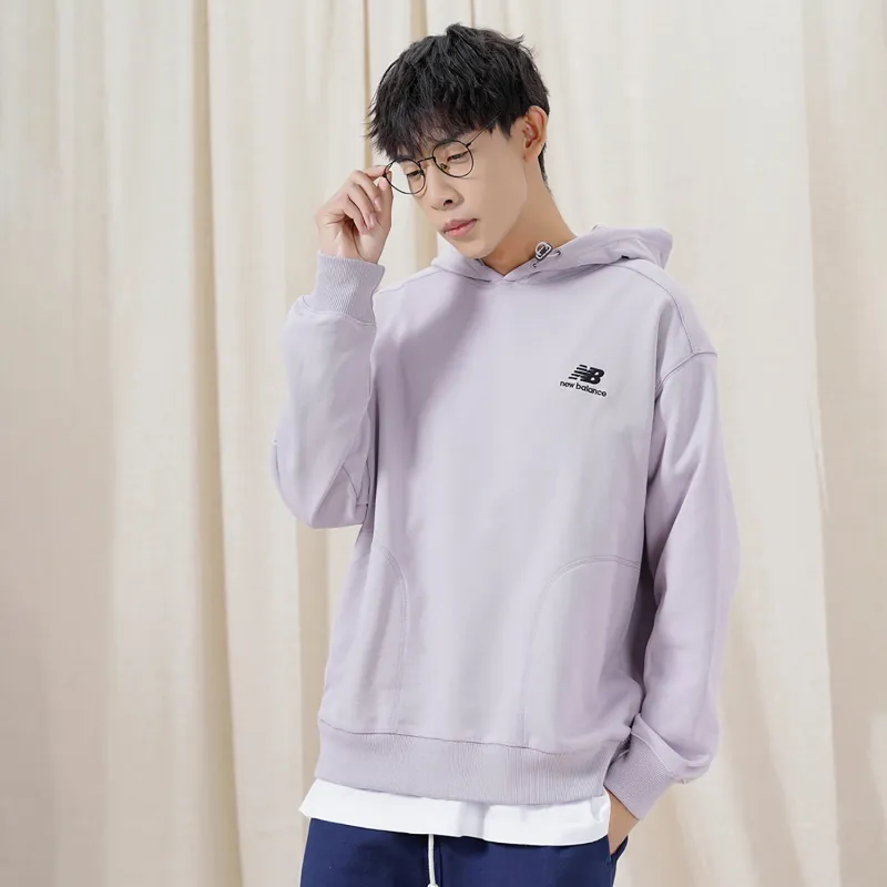 New Balance Sweatshirts Men Light Purple-5