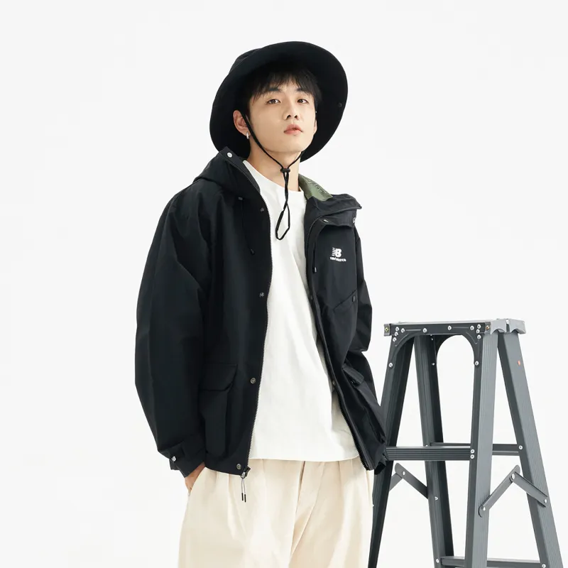 New Balance Jackets Unisex Black-5