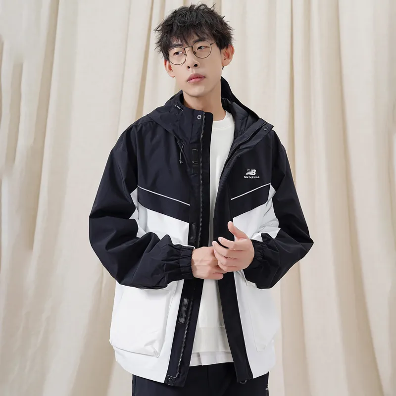 New Balance Jackets Unisex Black-3