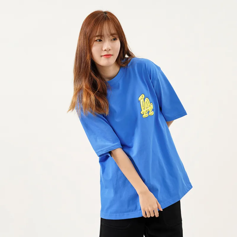 MLB Los Angeles Dodgers T Shirts Unisex Blue-4