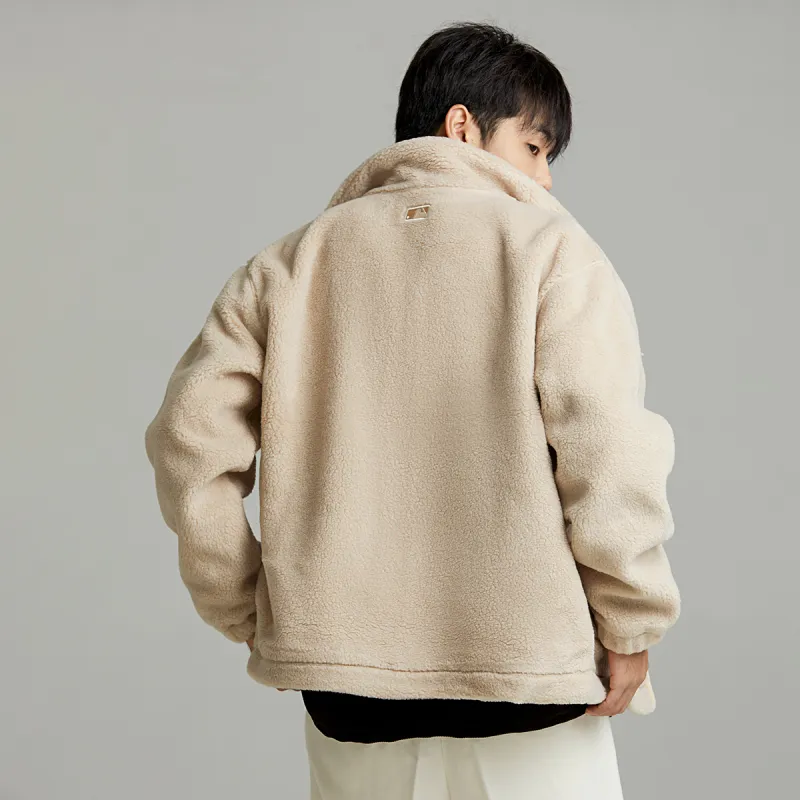 MLB Velvet Jackets Unisex Light Beige-9