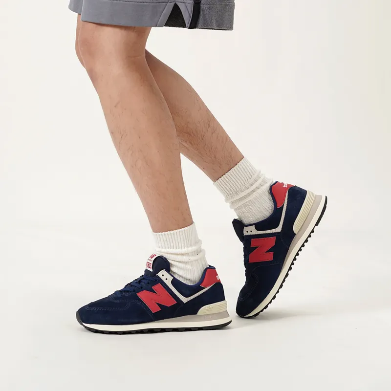 New Balance 574 'Dark Blue Red Gray'-5