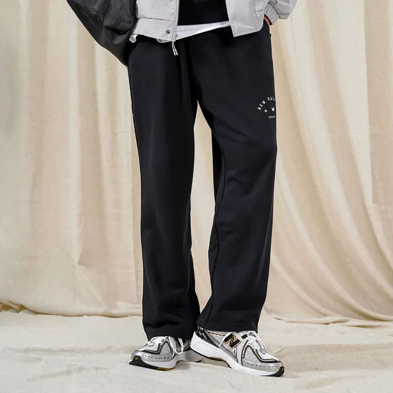 New Balance Knitted Sweatpants Men Black-4