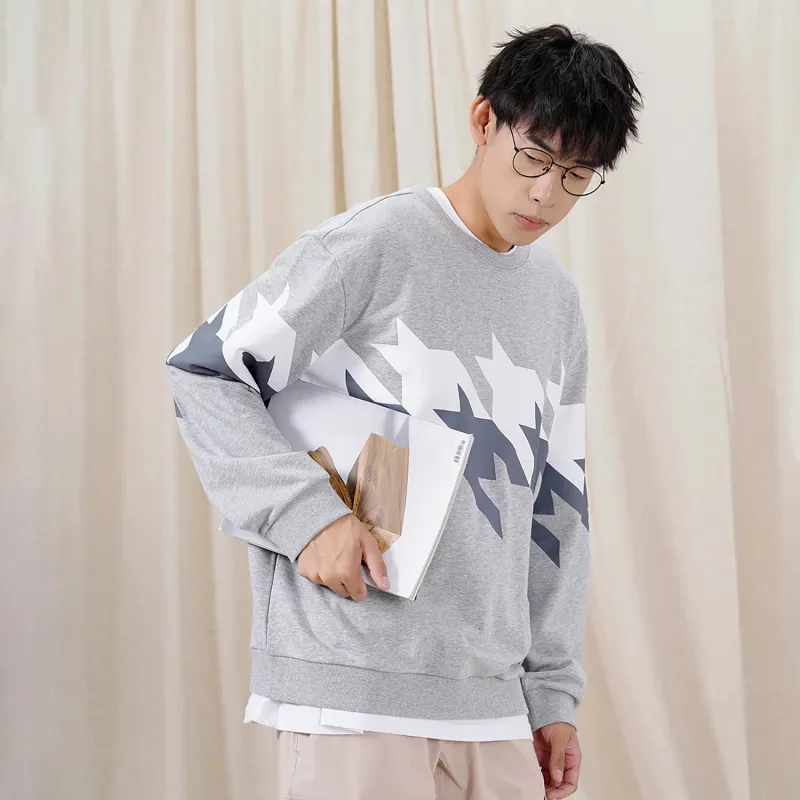 New Balance Sweatshirt Unisex Light Gray-6