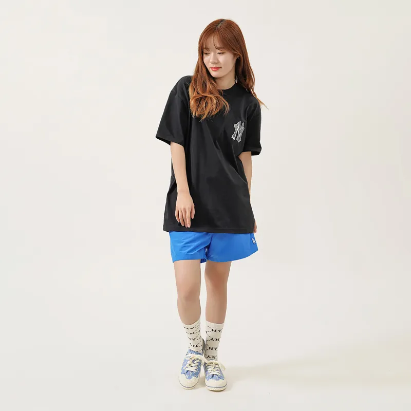 MLB Base Logo T Shirts Unisex Black-3
