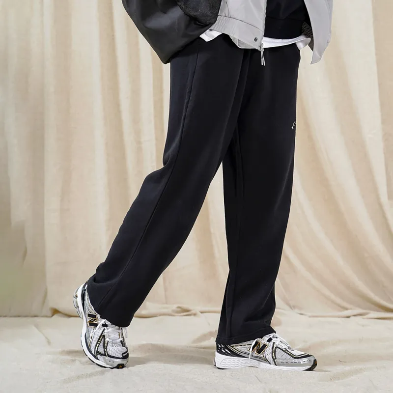 New Balance Knitted Sweatpants Men Black-6